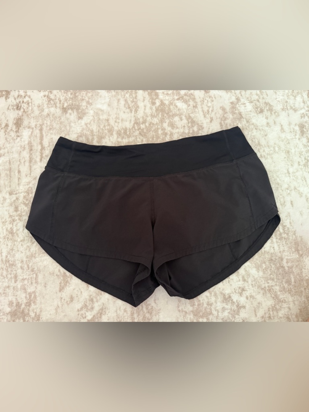 Lululemon Speed Up Shorts Low Rise 2.5” Black Size 4